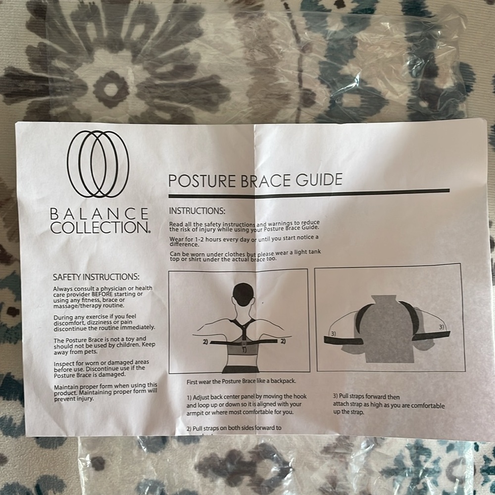 POSTURE BRACE one size-adjustable - Picture 3 of 6